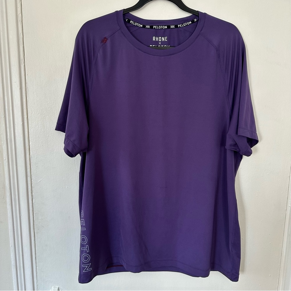 RHONE Purple Short Sleeve Athletic Tee